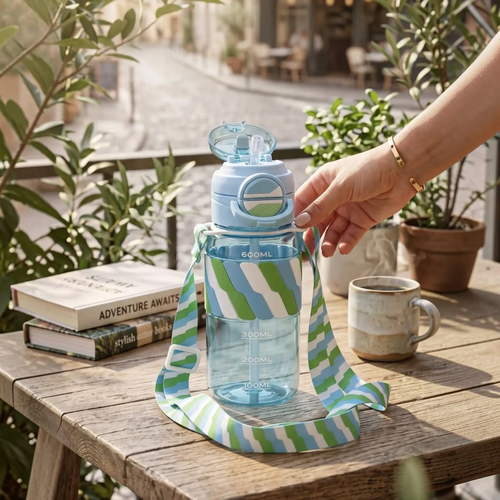Bouteille d'Hydratation 600 ml avec Bandoulière