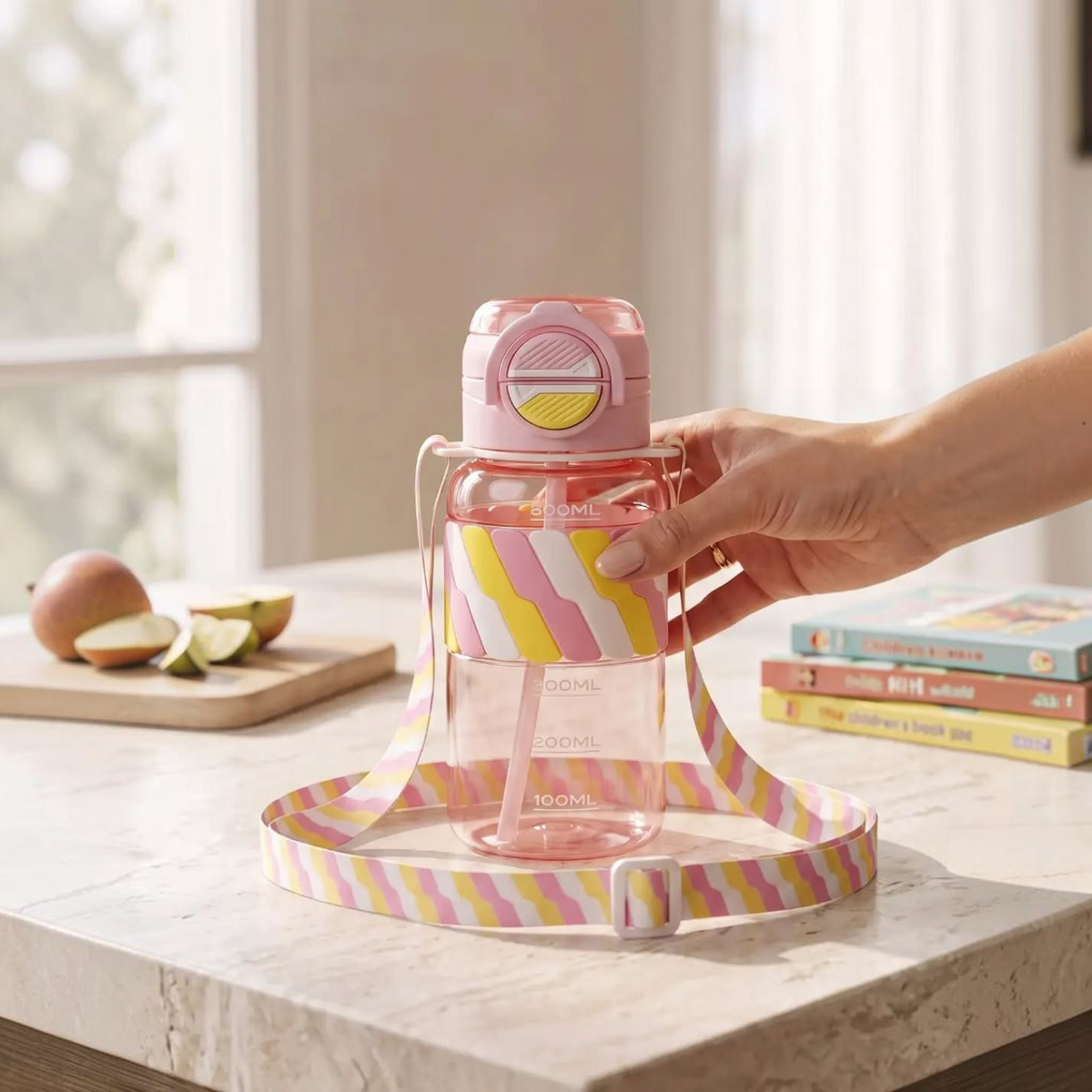 Bouteille d'Hydratation 600 ml avec Bandoulière