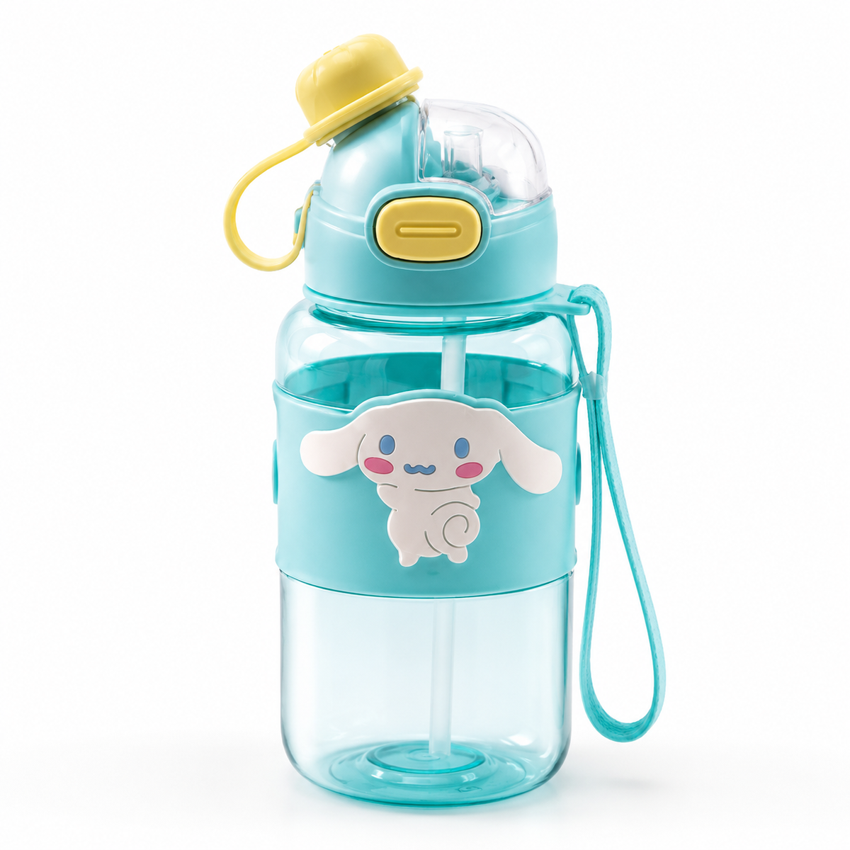 Gourde Enfant 600 ml – Bouteille d'Eau Étanche avec Paille